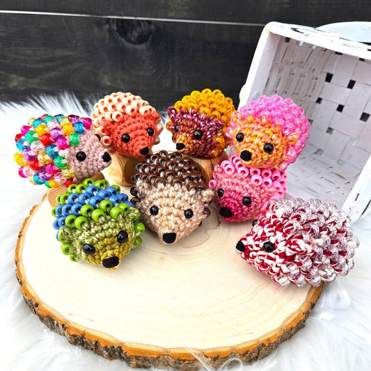 Beaded Fidget Hedgehog Crochet Pattern