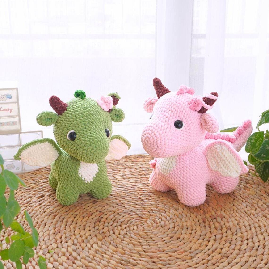 Colorful Dragon Crochet Patterns Bundle