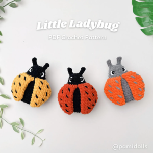 No-Sew Ladybug Amigurumi Crochet Pattern (PDF)